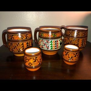 Tribal Cup Set.